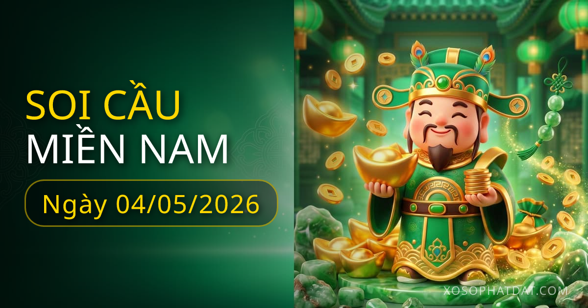 Soi cầu XSMN 04/05/2026, bạch thủ 08 – Lô gan 20 (8 ngày)